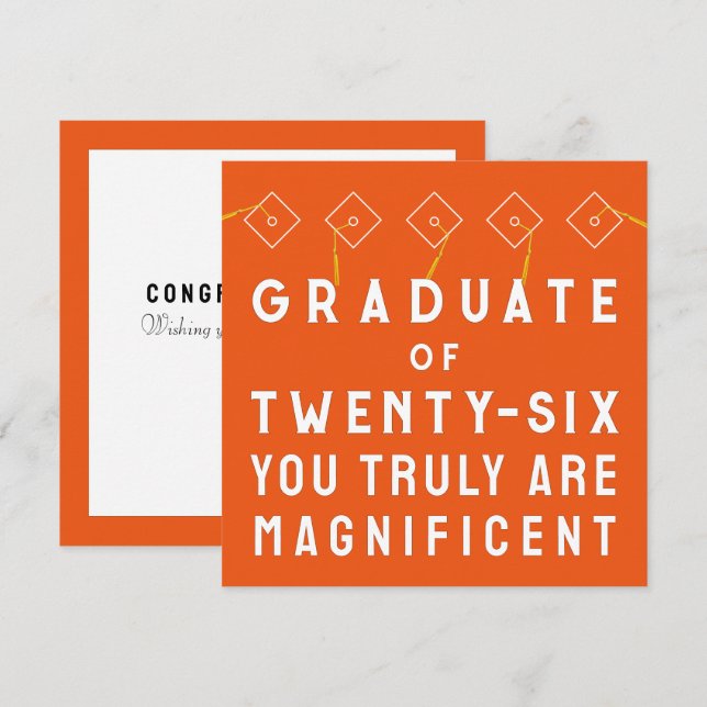 Creative Graduation 2025 Card (Front/Back)