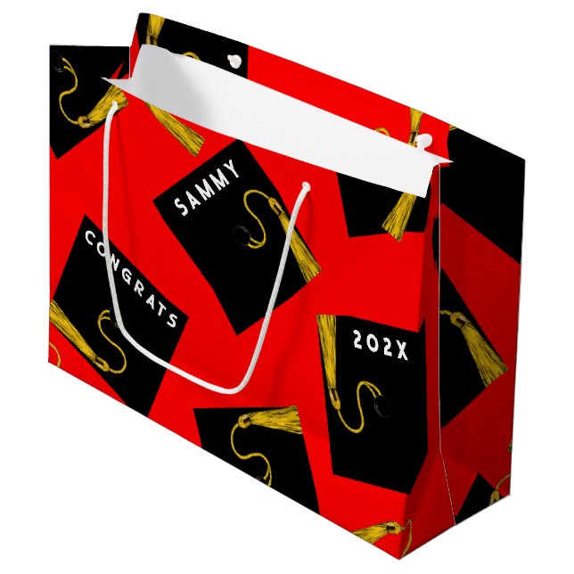 Creative Graduation 2025 Large Gift Bag (Front Angled)