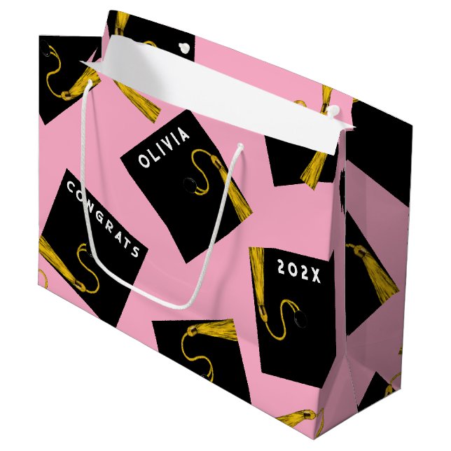 Creative Graduation 2025 Large Gift Bag (Front Angled)