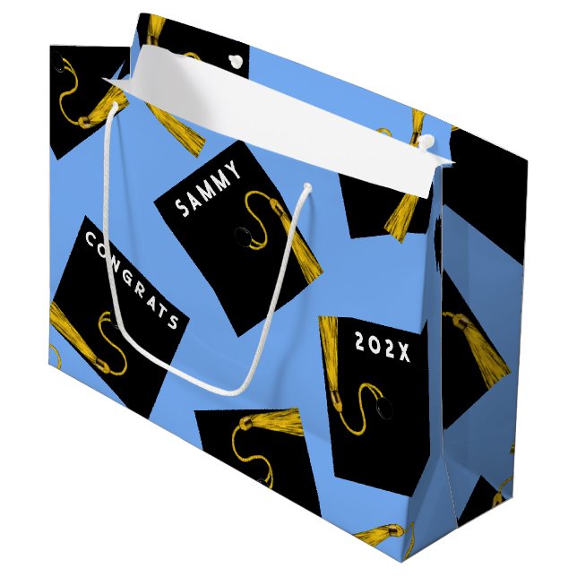 Creative Graduation 2025 Large Gift Bag (Front Angled)