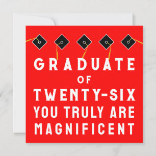 Creative Graduation Class of 2026 Card