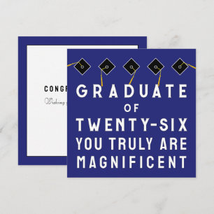 Creative Graduation Class of 2026 Card
