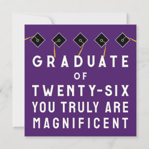 Creative Graduation Class of 2026 Card