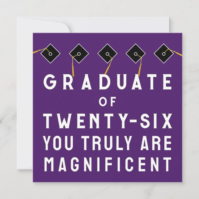 Creative Graduation Class of 2026 Card (Front)
