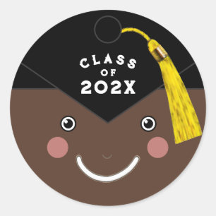 Creative Graduation Classic Round Sticker