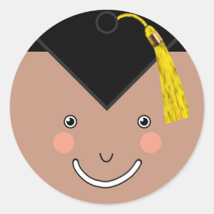Creative Graduation Classic Round Sticker
