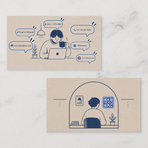 Creative Graphic Designer Business Card