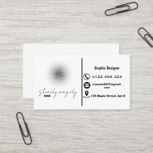 Creative Graphic Designer Business Card