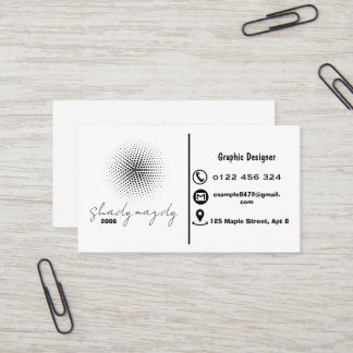 Creative Graphic Designer Business Card