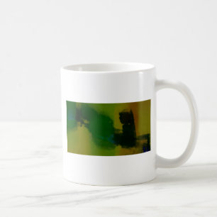 Creative Green Yellow Abstract Coffee Mug