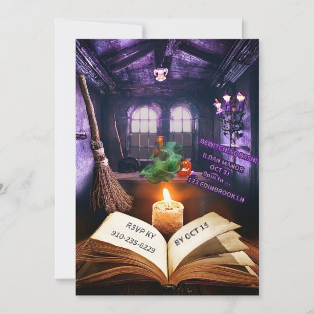 Creative Halloween Invitation Templates (Front)