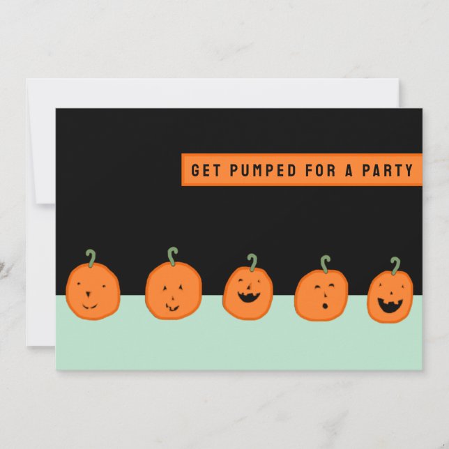 Creative Halloween Party Invitation (Front)