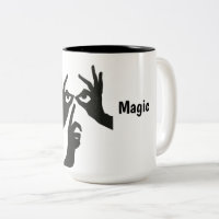 Creative Hand Shadow Eyes Minimalist Mug