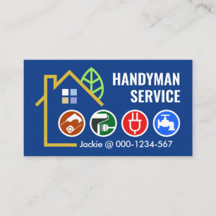 Creative Home Building Landscape Business Card