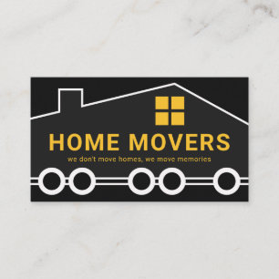 Creative Home On Wheels Moving Business Card