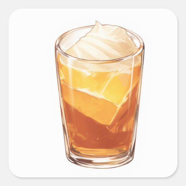 Creative Inspired Design Square Sticker (Front)