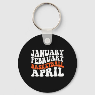 Creative January February Bysketbyll April Bysketb Key Ring