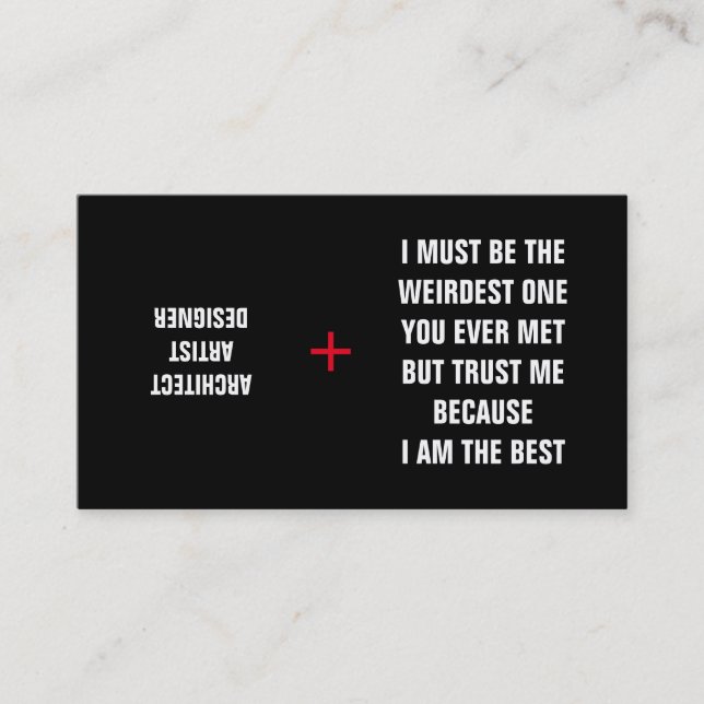 Creative Jobs Business Card (Front)