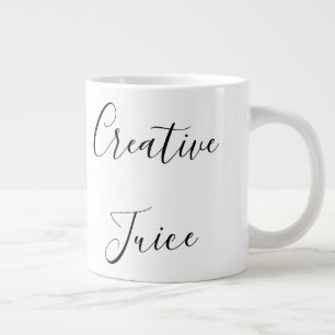 'Creative Juice' Creatives, Students, Artist Gift Large Coffee Mug