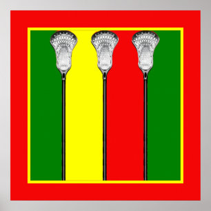 Creative Lacrosse Decor