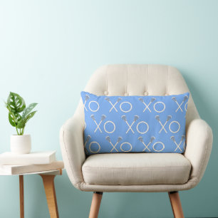 Creative Lacrosse Sports Decor Lumbar Cushion