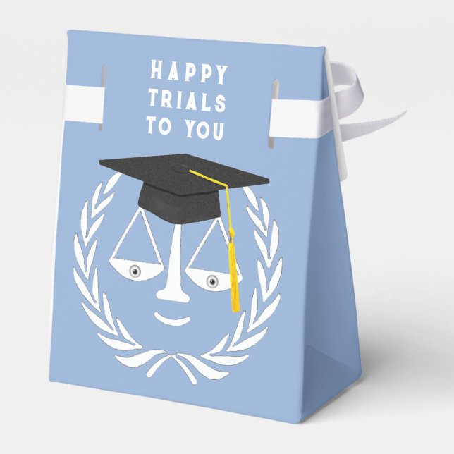 Creative Law School Graduation Favour Box (Back Side)