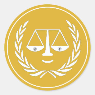 Creative Lawyer Classic Round Sticker