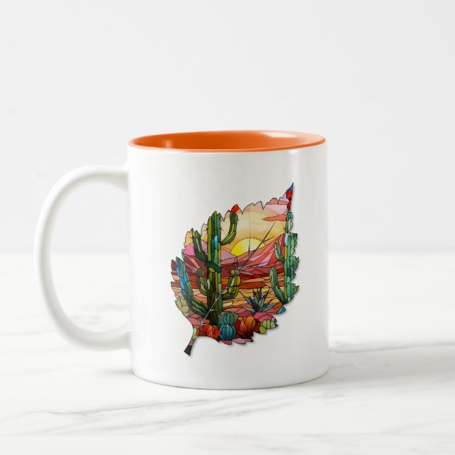 Creative Leaf Mug for coffee or tea (Left)
