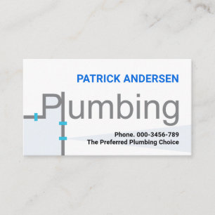 Creative Leaking Plumbing Pipe Signage Business Card