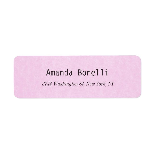 Creative Light Pink Stylish Elegant Modern (Front)