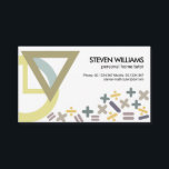 Creative Mathematics Symbols Motif Tutor Business Card<br><div class="desc">Design features a creative brown shades math symbols motif. At the top of the card lies your prestigious name and job title, with the contact details just underneath. There is a hidden gold "pi" logo at the lower left corner, please enable it to make it visible. Overleaf, in a white...</div>