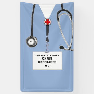 Creative Medical School Graduation Banner