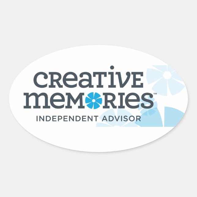 Creative Memories Ind Advisor  Oval Sticker (Front)