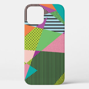 Creative Memphis Frame Modern Design iPhone 12 Case