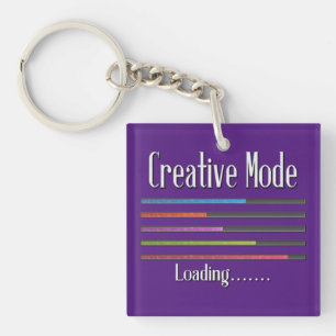 Creative Mode Loading Artist Acrylic Key Chain