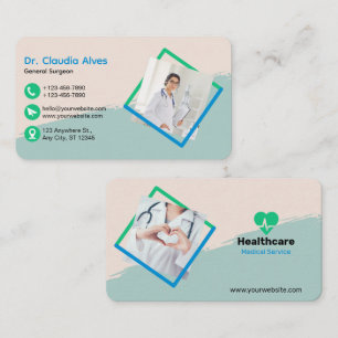 Creative Modern Medical Service Business Card