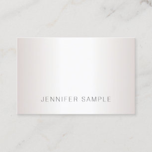 Creative Modern Minimalist Design Trendy Salon Business Card