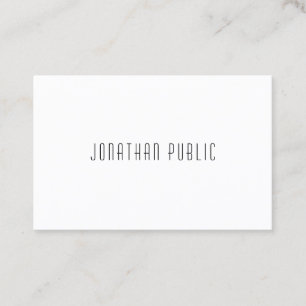Creative Modern Minimalist Professional Template Business Card