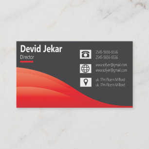 creative modern visiting card