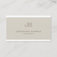 Creative Monogram Smooth Professional Plain Luxury