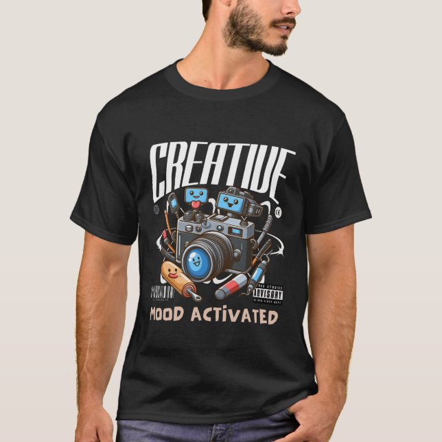 Creative mood activated T-Shirt (Front)