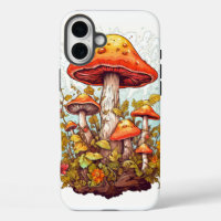 Creative Mushroom Forest Illustration
