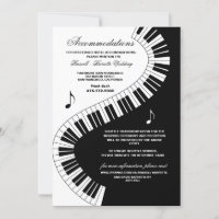 Creative Musicians Piano Keys Wedding Accommodatio