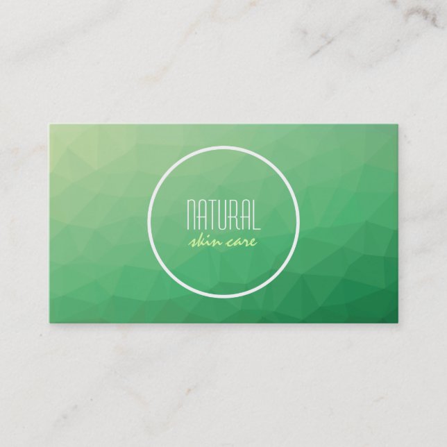 Creative nature theme business card (Front)
