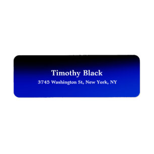 Creative Night Blue Elegant Plain Modern Style