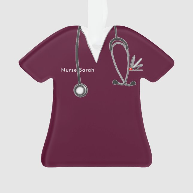 Creative Nurse Collectable Ornament (Front)