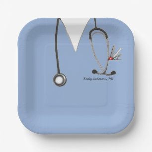 Creative Nurse Graduation Paper Plate