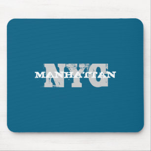 Creative Nyc Manhattan New York City Template  Mouse Pad
