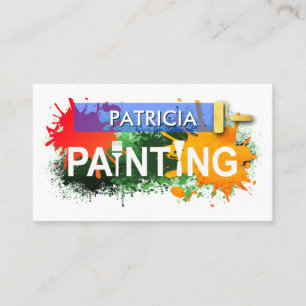 Creative Painting Signage Painter Service Business Card