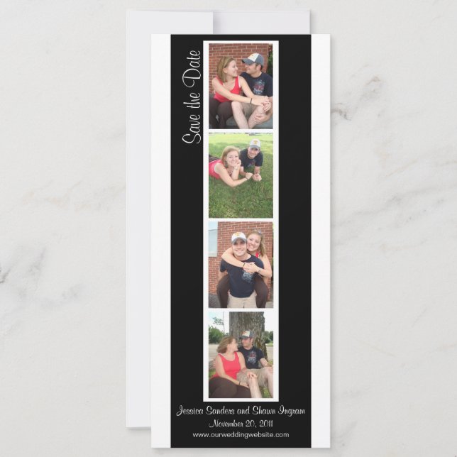 Creative Photo Booth Save the Date (Front)